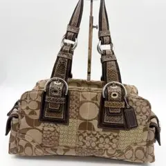 Coach Soho Patchwork Handbag Signature