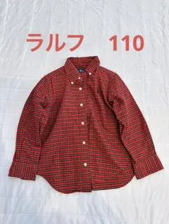 ラルフローレン Ralph 110 チェックシャツ