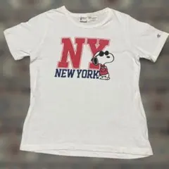 50s champion PEANUTS ランタグ tシャツ 復刻 Mサイズ