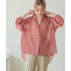 【ITEMS URBAN RESEARCH】楊柳/ヨウリュウビッグシアーシャツ