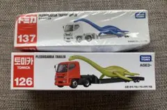 トミカ　ロング　アジア限定 126 首長竜搬送車 AGE3+ 廃盤　国内137のサムネイル