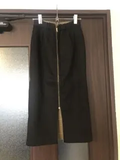 DouDouチェックリバーシブルタイトスカート