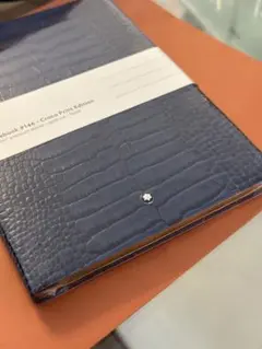 新品】オマケ付 MONTBLANCノートNotebook Smoky blue | Mercari