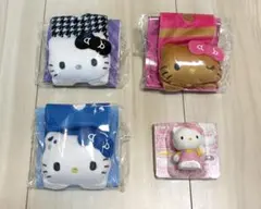 新品 ハローキティ でかでかぱっちんピン 3種セット　組み立ておもしろ消しゴムのサムネイル