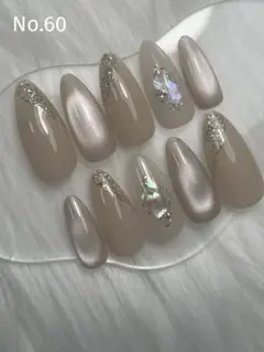 【オーダー】ネイルチップ ニュアンスネイル マグネットネイル シェル