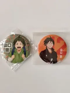 山口忠 缶バッジ 2個セット