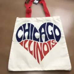 【タイムセール】米国シカゴ購入BYEBYE CHICAGOトートバッグ