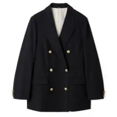 Mila Owen 濃紺 ダブルブレスト 金釦 ブレザー テーラードジャケット