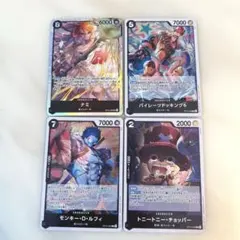 ワンピースカード神の島の冒険　ナミ パイレーツドッキング6 ルフィ チョッパー