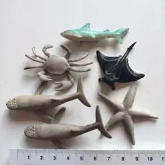 【6個セット】海洋生物フィギュアセット