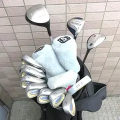 レディースゴルフセット a.m.c　1W FW　アイアン　パター　12本