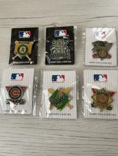MLB メジャーリーグ　ピンバッジ　6点