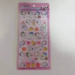 スヌーピー ボンボンドロップシール シール　ボンボン　きょうだいたち
