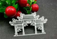 新品　寺院　カッティングダイ