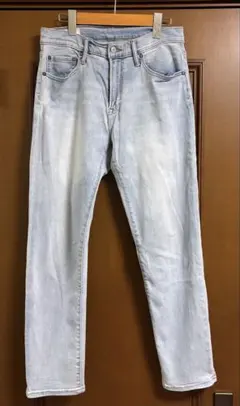 GAP 加工デニム 30インチ コットン混紡 ジーンズ ストレッチ ライトブルー