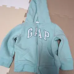 GAP ミントグリーン ジップアップパーカー　12〜18ヶ月用