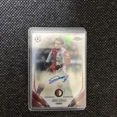 日本代表 topps 上田綺世 直筆サイン入りカード フェイエノールト