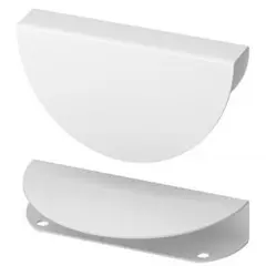 IKEA イケア BEGRIPA ベグリパ 取っ手 ホワイト 半円形 130mm