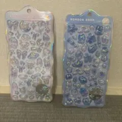 正規品 【 ボンボンドロップシール ２枚 】 わんわんボンボン そらねこボンボン