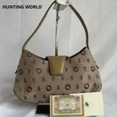 未使用✨　HUNTING WORLD ワンショルダー キャンバス レザー