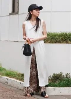 ungrid パイソンプリーツスカート