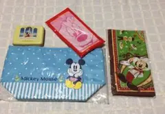 新品 未使用 ディズニー ミッキー バンダナ ランチバッグ