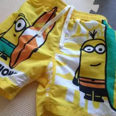 ミニオン 水着 イエロー 100%ポリエステル