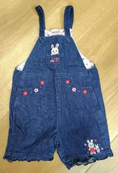 ミキハウス サロペット ロンパース うさこ 90