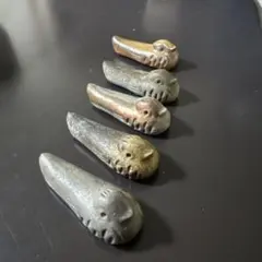 石製 鳥形 箸置き 5個セット