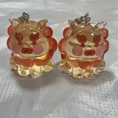 ちゅらゆるしーさー シーサー 沖縄 めじるしアクセサリー5個セット