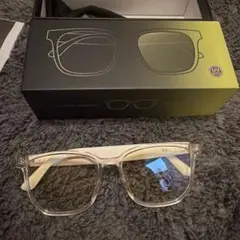 オーディオグラス サングラスイヤホン スマートメガネ UV400 クリアフレーム
