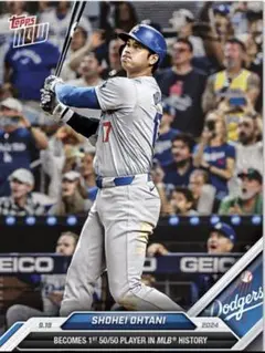 大谷翔平 topps now メジャー ホームラン５０/５０