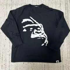 エクストララージ　140 長袖　ロンT 黒　ブラック