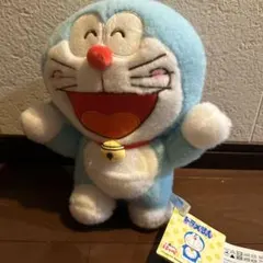 ドラえもん　赤いほっぺ　Lぬいぐるみ　バンザイポーズ