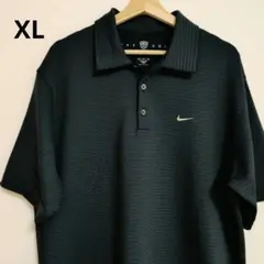 【美品】 NIKE GOLF ポロシャツ ブラック XL