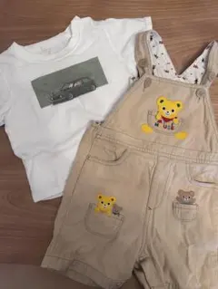 ミキハウスカバーオール90セット