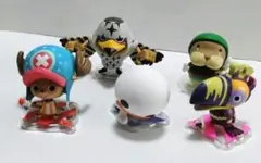 ワンピース　ちびキュンキャラフィギュア５体セット
