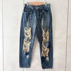 新品JOURNALSTANDARDダメージデニム クラッシュストレート 38のサムネイル