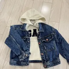 GAPフード付きパーカー　　ジージャンセット売り
