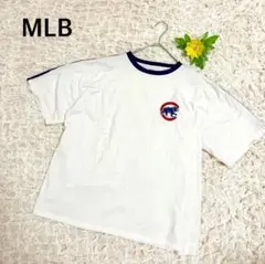 【MLB】シカゴカブス ワンポイント刺繍 半袖Tシャツ 応援グッズ ホワイト