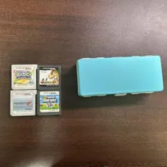 スーパーマリオブラザーズなどDS.3DSソフトセット ケース付き