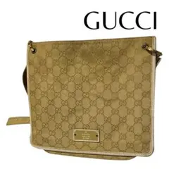 GUCCI グッチ GGキャンバス ショルダーバッグ GGパターン