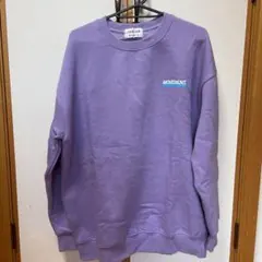 韓国 トレーナー パーカー パープル