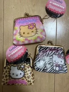 Hello Kitty PVC がま口ポーチ 3種セット