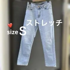 ❤️ストレッチライトブルースキニーデニム無地ジーンズS150〜160CLOSSHIのサムネイル