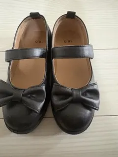 リボン付きブラックフォーマルシューズ 16.0