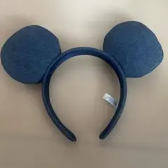 ミッキー カチューシャ デニム