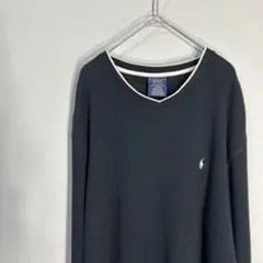 Polo Ralph Lauren サーマル tee ブラック スリープ ロンt