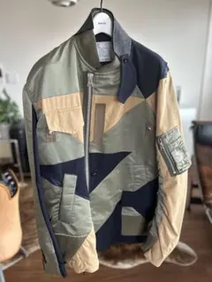 sacai MA-1 ブルゾン パッチワーク - メルカリ