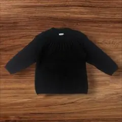 La Salmaried'Or ブラックニットセーター 長袖